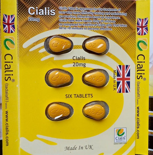 Cialis 20mg Tablets – 20mg product packaging
