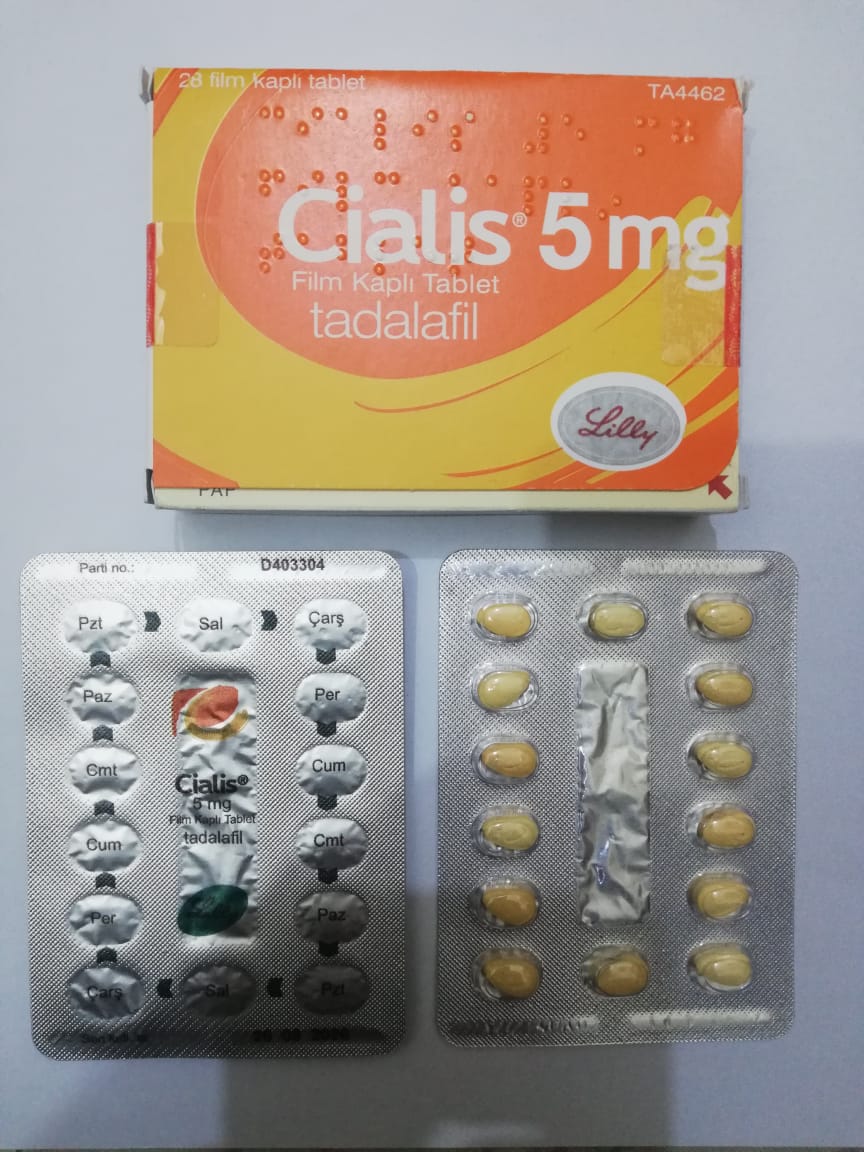Cialis 5mg Tadalafil Tablets – 5mg product packaging