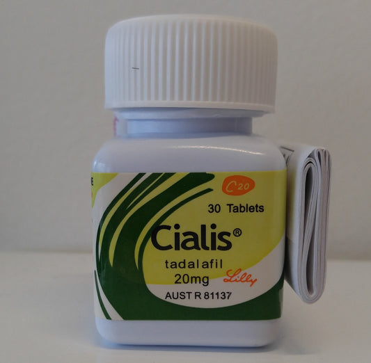 Cialis Tadalafil 20mg Tablets – 20mg product packaging