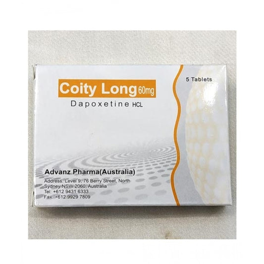 Coity Long 60mg Tablets – 60mg product packaging