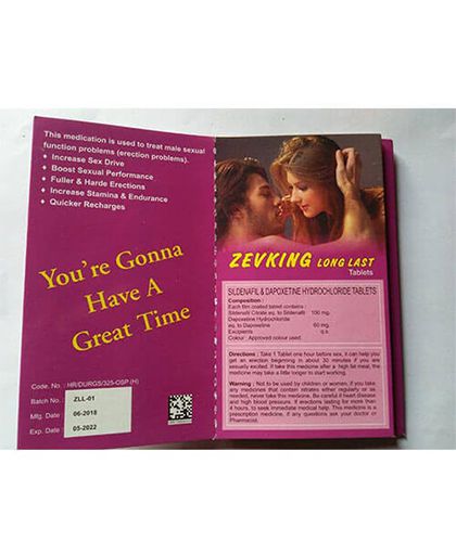 ZEVKING Long Last Tablets for men